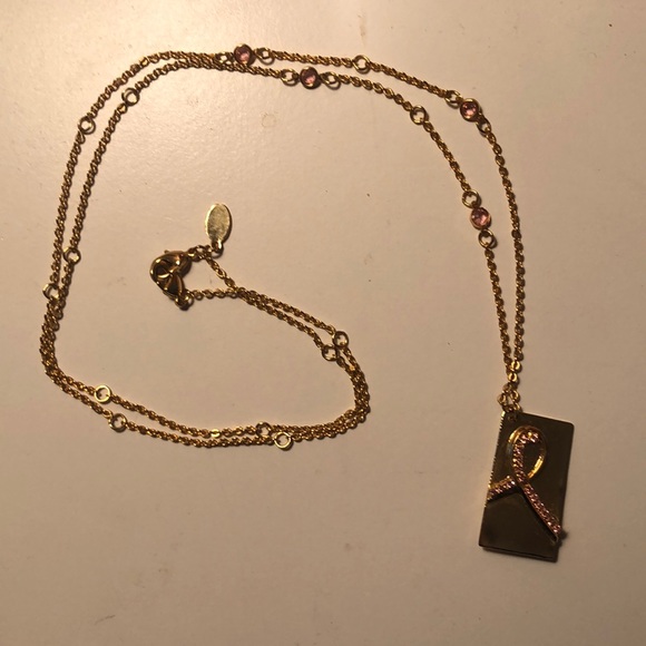 Breast Cancer Awareness Necklace - Picture 3 of 3